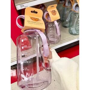 Blogilates Gallon Water Bottle - Lilac Haze: BPA-Free PETG, Portable Drinkware